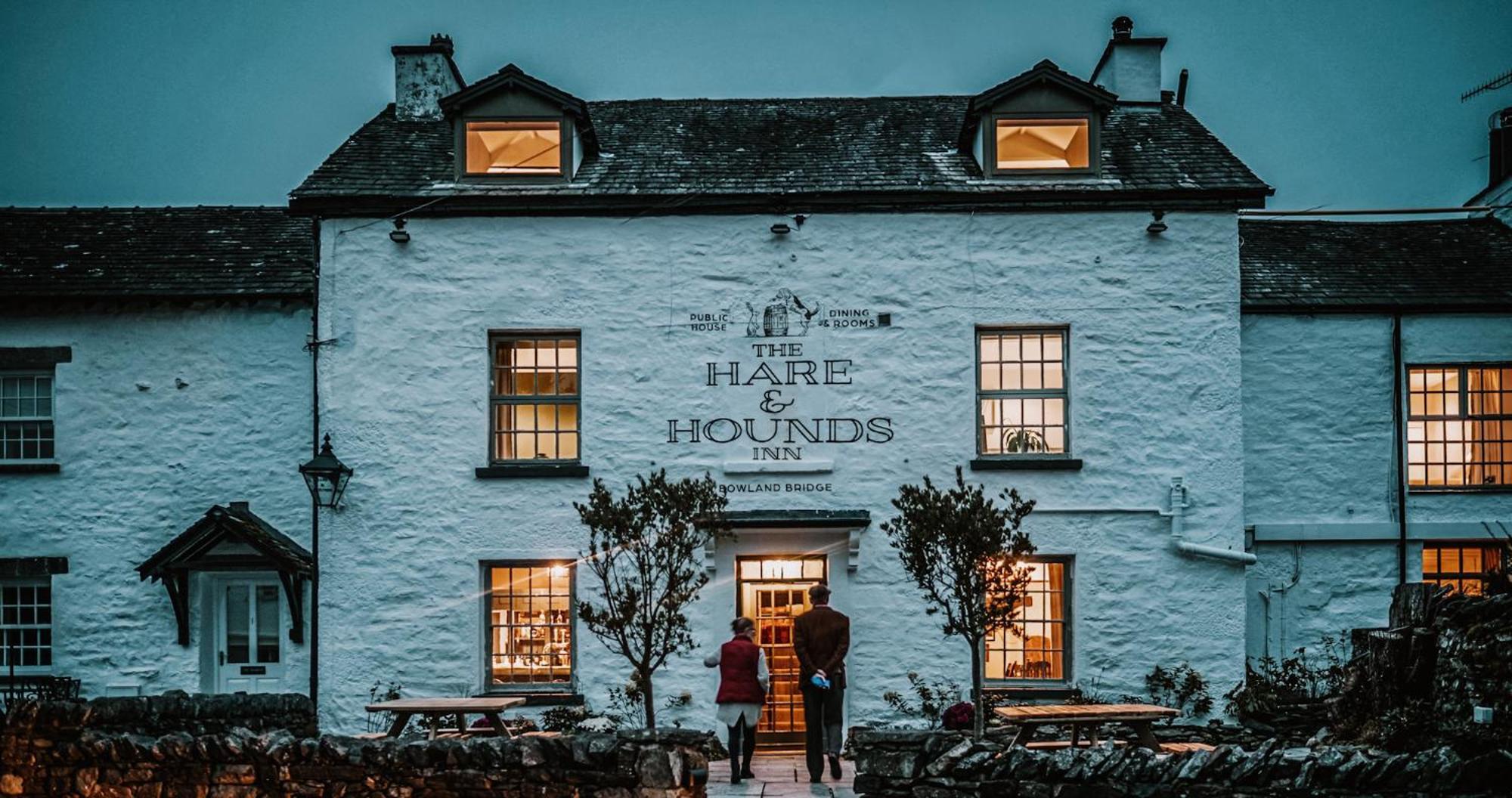 The Hare & Hounds Inn Bowland Bridge Exterior photo